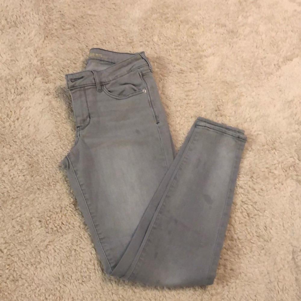 Grey skinny jeans